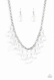 Crystal Enchantment - white - Paparazzi necklace - Glitzygals5dollarbling Paparazzi Boutique 