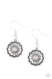 Badlands Buttercup - silver - Paparazzi earrings - Glitzygals5dollarbling Paparazzi Boutique 