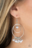 Paparazzi New York Attraction - Silver Pearl Earrings - Glitzygals5dollarbling Paparazzi Boutique 