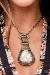 Paparazzi Rodeo Royale Brass Necklace - Glitzygals5dollarbling Paparazzi Boutique 