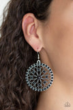 Merry Mandalas - black - Paparazzi earrings - Glitzygals5dollarbling Paparazzi Boutique 