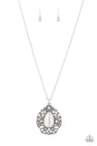 Paparazzi Bewitched Beam - White Necklace - Glitzygals5dollarbling Paparazzi Boutique 