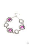 Coastal Charmer Purple ~ Paparazzi Bracelet - Glitzygals5dollarbling Paparazzi Boutique 