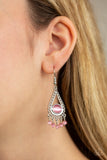 Paparazzi Give Me the Glow Down - Pink Earrings - Glitzygals5dollarbling Paparazzi Boutique 