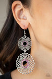 Paparazzi Regal Roulette - Pink - Earrings - Glitzygals5dollarbling Paparazzi Boutique 