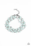 Paparazzi Stage Name - Blue Pearls - Adjustable Bracelet - Glitzygals5dollarbling Paparazzi Boutique 