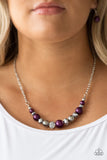 Paparazzi The Big-Leaguer Purple Necklace - Glitzygals5dollarbling Paparazzi Boutique 