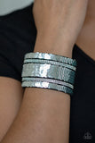 Paparazzi  MERMAID Service - Green / Silver Sequin - Rhinestones Wrap Bracelet - Glitzygals5dollarbling Paparazzi Boutique 