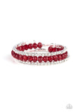 GLAM-ified Fashion - red - Paparazzi bracelet - Glitzygals5dollarbling Paparazzi Boutique 
