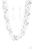 Summer Samba White Necklace - Glitzygals5dollarbling Paparazzi Boutique 