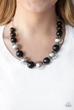 Floral Fusion Black ~ Paparazzi Necklace - Glitzygals5dollarbling Paparazzi Boutique 