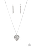 Paparazzi Victorian Valentine Silver Necklace - Glitzygals5dollarbling Paparazzi Boutique 