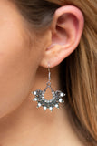 Gypsy Glitz - white - Paparazzi earrings - Glitzygals5dollarbling Paparazzi Boutique 