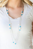 Paparazzi Spring Splash - Blue - Necklace and matching Earrings - Glitzygals5dollarbling Paparazzi Boutique 
