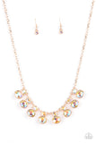 Cosmic Countess - Rose Gold Necklace Paparazzi Life of the Party - Glitzygals5dollarbling Paparazzi Boutique 