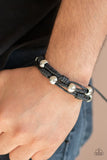 Paparazzi Free Climb - Urban Bracelet Black - Glitzygals5dollarbling Paparazzi Boutique 