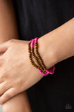 Paparazzi Woodland Wanderer Pink Bracelet - Glitzygals5dollarbling Paparazzi Boutique 