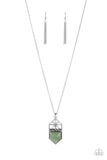 Trailblazing Talisman Green ~ Paparazzi Necklace - Glitzygals5dollarbling Paparazzi Boutique 