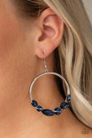 Paparazzi Legendary Luminescence Blue Earrings - Glitzygals5dollarbling Paparazzi Boutique 