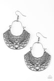 Paparazzi Indigenous Idol - Black Gunmetal - Earrings - Glitzygals5dollarbling Paparazzi Boutique 