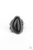 Paparazzi Ring ~ Mojave Magic - Black - Glitzygals5dollarbling Paparazzi Boutique 