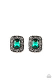 Paparazzi Young Money Green Earring Post - Glitzygals5dollarbling Paparazzi Boutique 