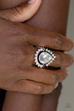 Paparazzi  Make Your TRADEMARK - White Ring Life of the Party Exclusive - Glitzygals5dollarbling Paparazzi Boutique 
