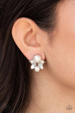 Paparazzi Royal Reverie - White Earrings - Trend Blend Fashion Fix Exclusive - July 2021 - Glitzygals5dollarbling Paparazzi Boutique 