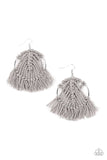 Paparazzi All About Macrame Silver Earrings Summer Party Pack Exclusive - Glitzygals5dollarbling Paparazzi Boutique 