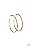 Paparazzi Trending Twinkle - Brass Earrings - Glitzygals5dollarbling Paparazzi Boutique 