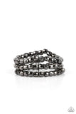 Paparazzi Magnetically Maven - Exclusive Bracelet Black - Glitzygals5dollarbling Paparazzi Boutique 