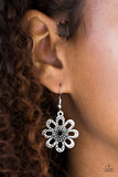 Paparazzi “Fashion Floret” Black Earrings - Glitzygals5dollarbling Paparazzi Boutique 