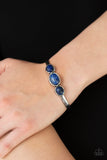 Paparazzi ROAM Rules - Blue Cuff Bracelet - Glitzygals5dollarbling Paparazzi Boutique 