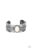 Desert Stroll White ~ Paparazzi Bracelet - Glitzygals5dollarbling Paparazzi Boutique 