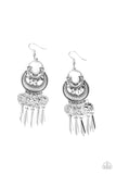 Paparazzi Give Me Liberty - Silver Earrings - Glitzygals5dollarbling Paparazzi Boutique 