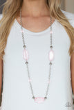 Paparazzi Crystal Charm - Pink Necklace - Glitzygals5dollarbling Paparazzi Boutique 