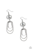 Paparazzi Drop-Dead Glamorous - White Earrings - Glitzygals5dollarbling Paparazzi Boutique 