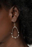 Paparazzi Earring ~ Ready or YACHT - White - Glitzygals5dollarbling Paparazzi Boutique 