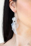 PREORDER Paparazzi Fragile Florals - White Earrings Life of the Party May 2020 Exclusive - Glitzygals5dollarbling Paparazzi Boutique 