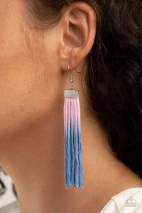 Paparazzi Accessories Dual Immersion - Pink Earrings - Glitzygals5dollarbling Paparazzi Boutique 