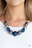 Paparazzi Sugar, Sugar - Blue Beads - Necklace and matching Earrings - Glitzygals5dollarbling Paparazzi Boutique 