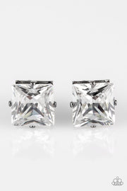 Paparazzi “Prima Donna” Black Gunmetal Post Earrings - Glitzygals5dollarbling Paparazzi Boutique 
