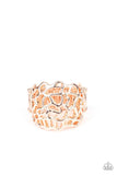 Get Your FRILL - rose gold - Paparazzi ring - Glitzygals5dollarbling Paparazzi Boutique 