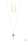 Paparazzi The Keynoter Gold Necklace - Glitzygals5dollarbling Paparazzi Boutique 