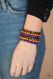 Paparazzi Tropical Tundra - Purple Wooden Bracelet - Glitzygals5dollarbling Paparazzi Boutique 