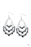 Break Out In TIERS - blue - Paparazzi earrings - Glitzygals5dollarbling Paparazzi Boutique 