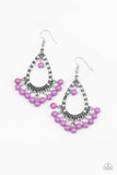 Paparazzi Positively Prismatic - Purple Earrings - Glitzygals5dollarbling Paparazzi Boutique 