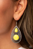 Prima Donna Diva Yellow ~ Paparazzi Earring - Glitzygals5dollarbling Paparazzi Boutique 