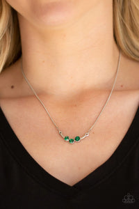 Sparkling Stargazer - green - Paparazzi necklace - Glitzygals5dollarbling Paparazzi Boutique 
