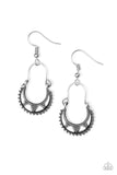 Paparazzi Industrially Indigenous - Silver Earrings - Glitzygals5dollarbling Paparazzi Boutique 